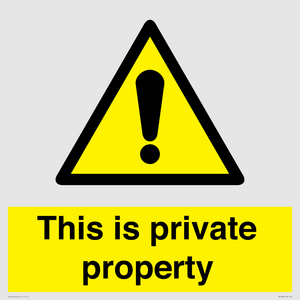WA10998: This is private property
