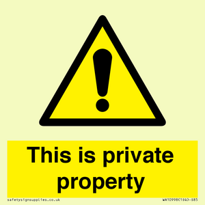 WA10998: This is private property