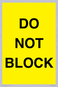 WA12418: DO NOT BLOCK
