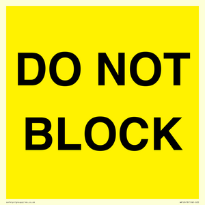 WA12418: DO NOT BLOCK