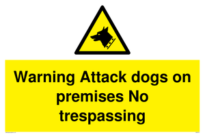 WA5319: Warning Attack dogs