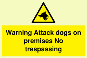 WA5319: Warning Attack dogs