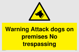 WA5319: Warning Attack dogs