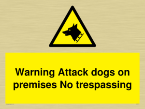 WA5319: Warning Attack dogs