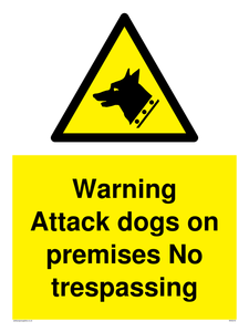 WA5319: Warning Attack dogs