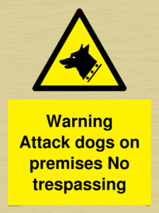 WA5319: Warning Attack dogs