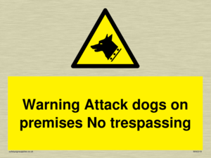 WA5319: Warning Attack dogs