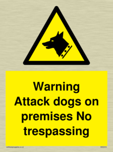 WA5319: Warning Attack dogs