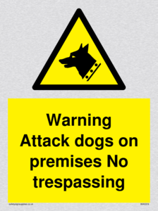 WA5319: Warning Attack dogs