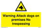 WA5319: Warning Attack dogs