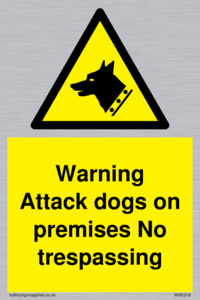 WA5319: Warning Attack dogs