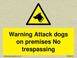 WA5319: Warning Attack dogs