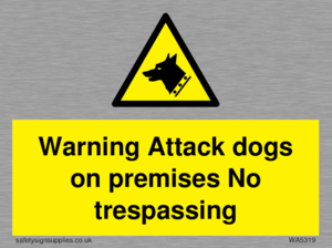 WA5319: Warning Attack dogs