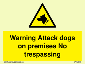 WA5319: Warning Attack dogs