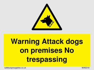 WA5319: Warning Attack dogs