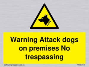 WA5319: Warning Attack dogs