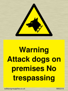 WA5319: Warning Attack dogs