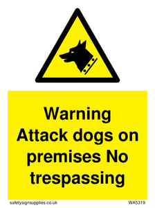 WA5319: Warning Attack dogs