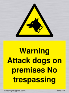 WA5319: Warning Attack dogs