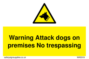WA5319: Warning Attack dogs