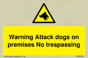 WA5319: Warning Attack dogs