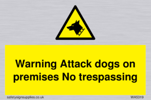 WA5319: Warning Attack dogs