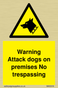 WA5319: Warning Attack dogs