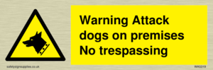 WA5319: Warning Attack dogs