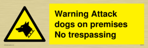 WA5319: Warning Attack dogs