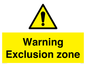 WA5514: Warning Exclusion zone