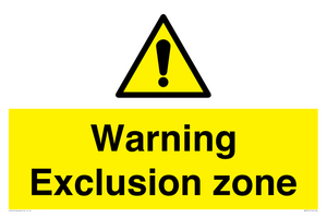 WA5514: Warning Exclusion zone