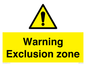 WA5514: Warning Exclusion zone