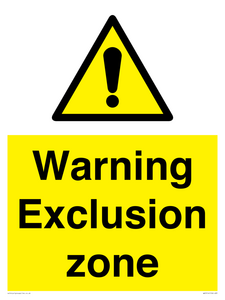 WA5514: Warning Exclusion zone