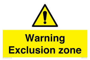 WA5514: Warning Exclusion zone