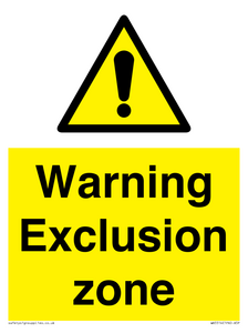 WA5514: Warning Exclusion zone