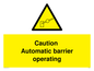 WA5579: Automatic barrier
