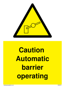 WA5579: Automatic barrier