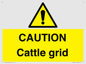WA6301: CAUTION Cattle grid