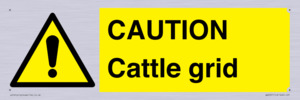 WA6301: CAUTION Cattle grid
