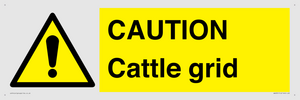 WA6301: CAUTION Cattle grid
