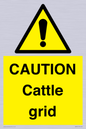WA6301: CAUTION Cattle grid