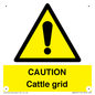WA6301: CAUTION Cattle grid