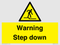 WA7800: Warning Step down