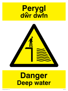 WC1022: perygl d?r dwfn / danger deep water