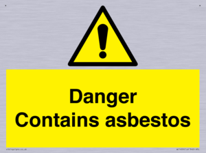WC1459: Danger contains asbestos