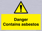 WC1459: Danger contains asbestos
