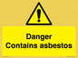 WC1459: Danger contains asbestos