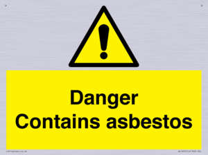 WC1459: Danger contains asbestos
