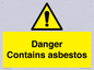 WC1459: Danger contains asbestos