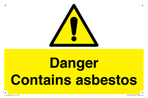 WC1459: Danger contains asbestos